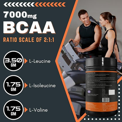 BOOSTIQ BCAA Powder - Orange Flavour - Distacart