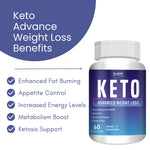 Thumbnail for Vokin Biotech Keto Advaced Weight Loss Formula with Green Tea Extract Garcinia Combogia 60 Capsules For Men and Women