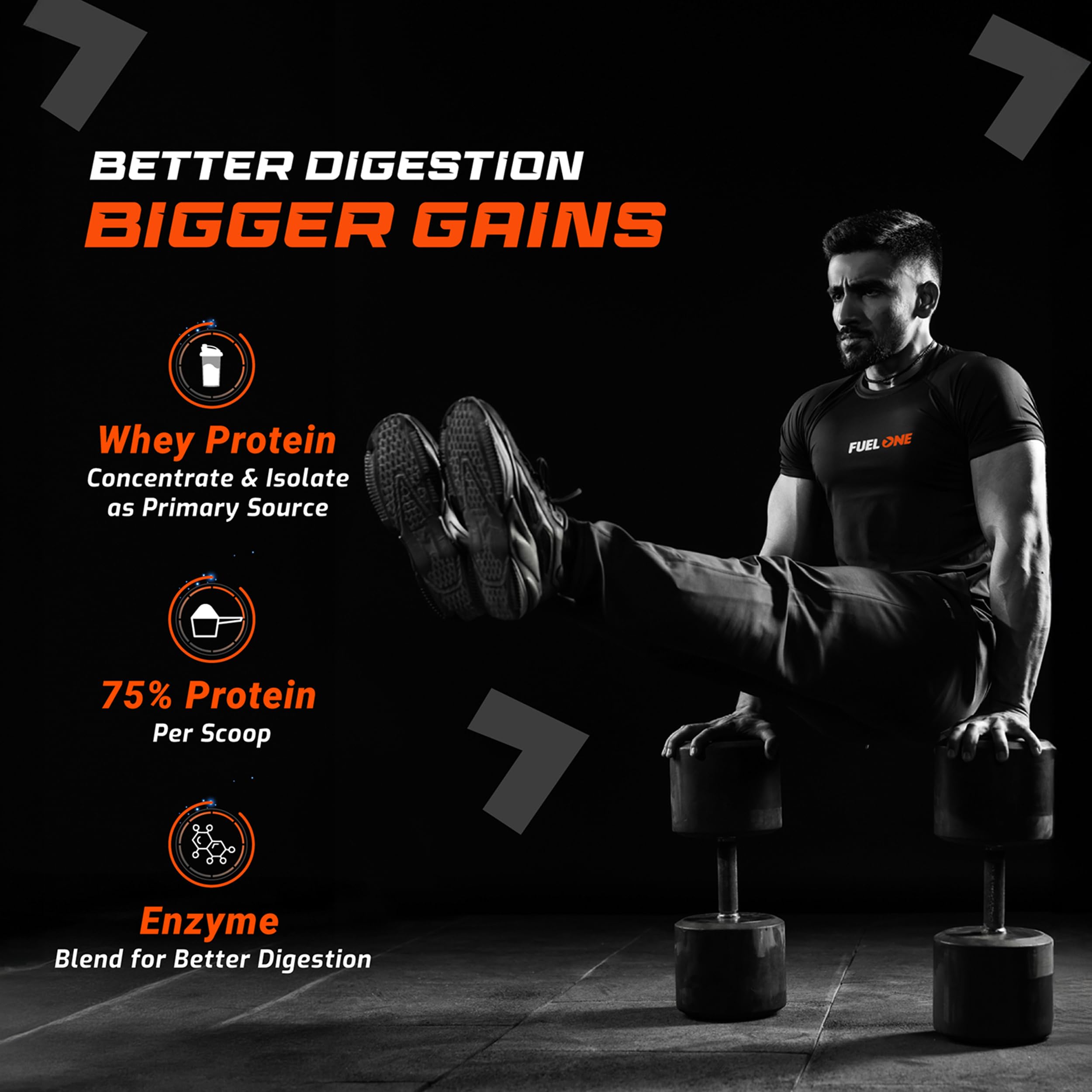 Fuelone Whey Max, 27G Protein