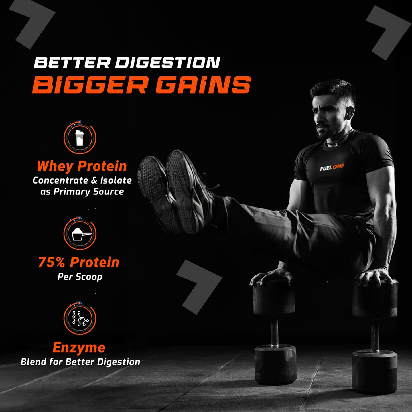 Fuelone Whey Max, 27G Protein