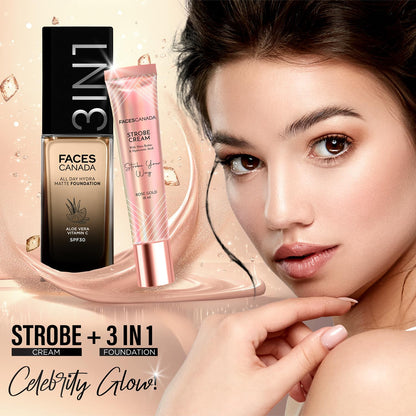 Faces Canada All Day Hydra Matte 3-in-1 Foundation-Soft Sand 041 - Distacart