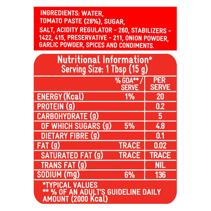 Kissan Fresh Tomato Ketchup - Distacart
