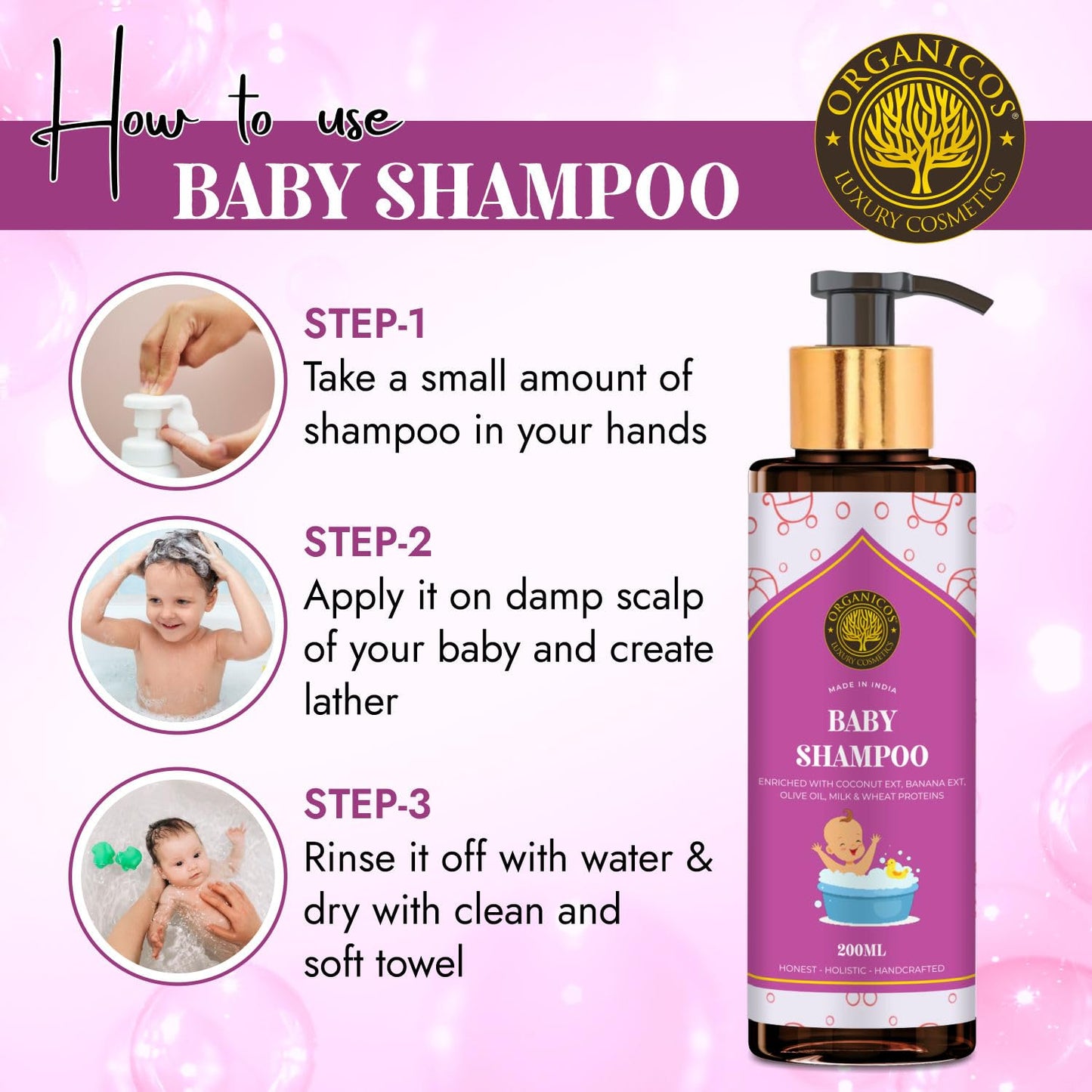Organicos Baby No Tears Shampoo - Distacart