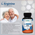 Thumbnail for Vokin Biotech L Arginine 500mg 90 Capsules With Essential Amino Acid and Nitric Oxide