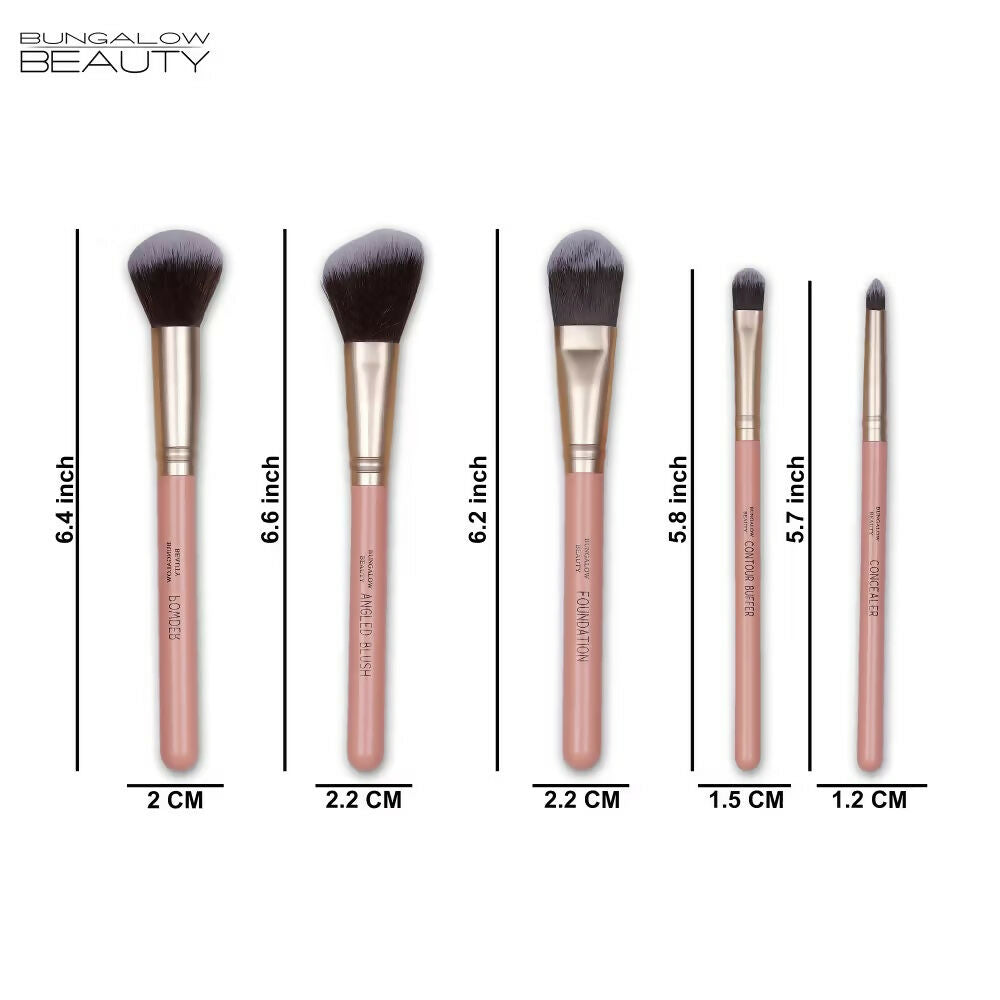 BUNGALOW BEAUTY Face powder Brush Set - Dista