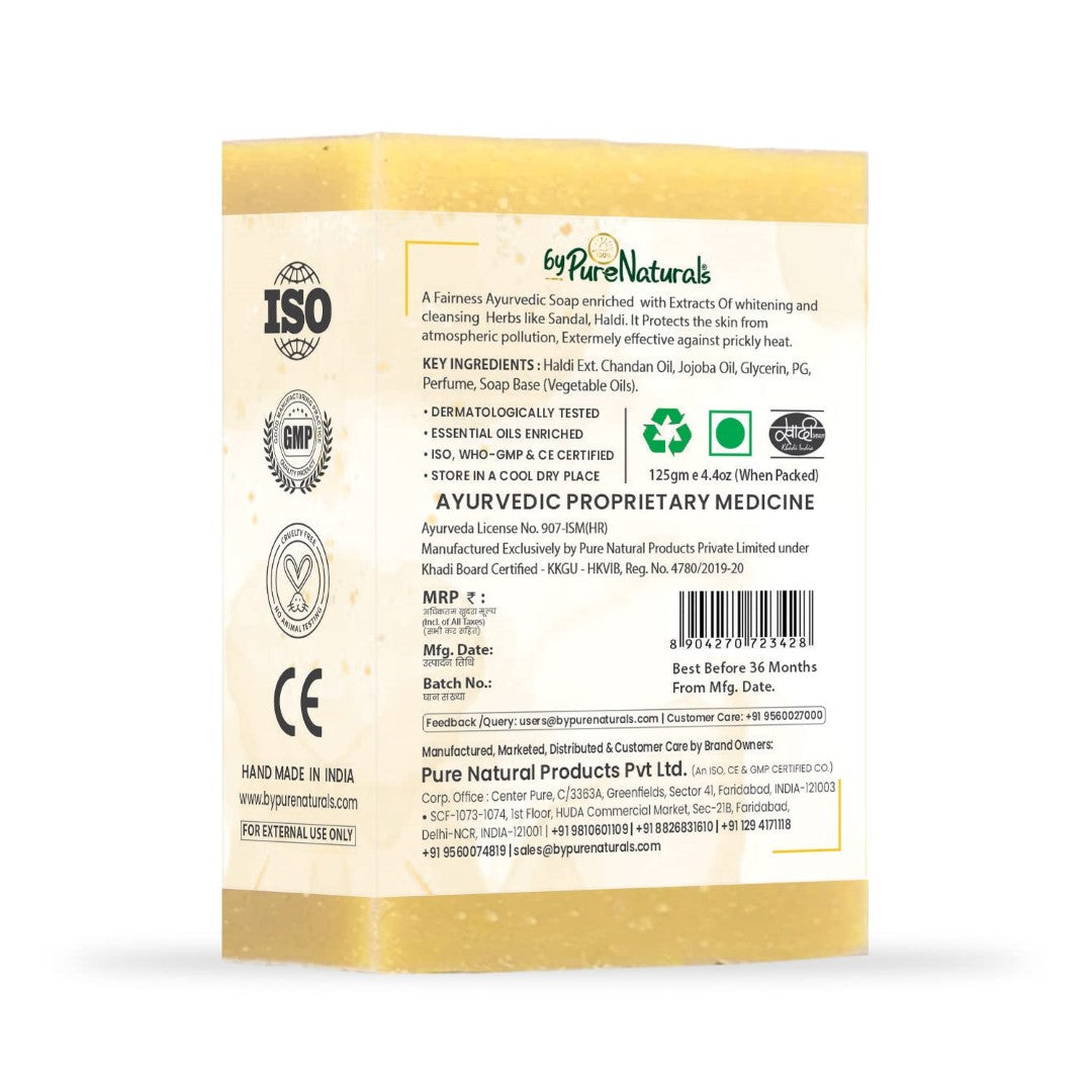 byPureNaturals Chandan Haldi Soap - Dista