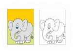 Thumbnail for Coloring Book For Kids: Scholars Hub Copy Colour Book - Vol 1, Vol 2 (Set Of 2 Books) (For Ages 3+) | 64 Pages - Dista