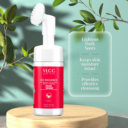 VLCC Pro Radiance Skin Brightening Foaming Face Wash - Distacart