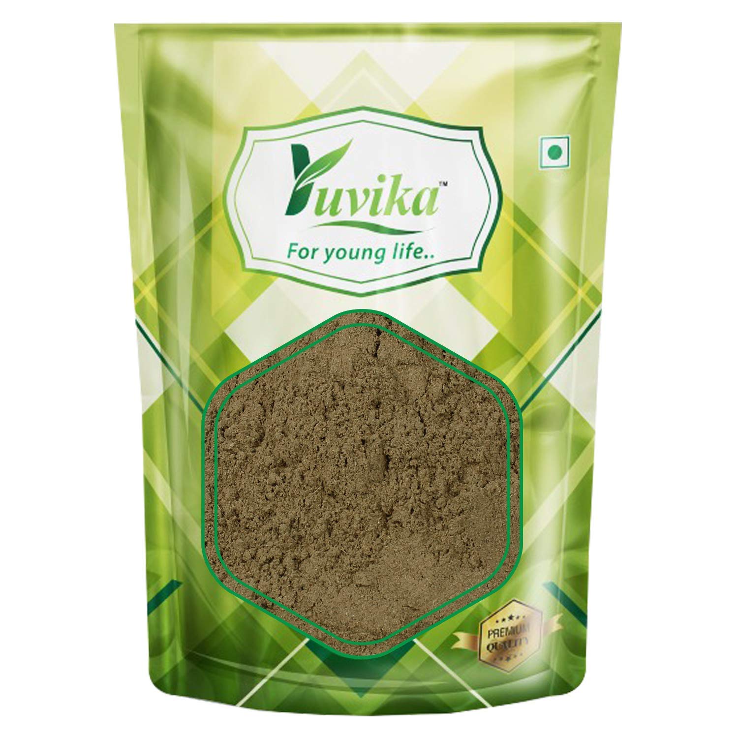 Yuvika Brahmi Booti Powder - Bacopa Monnieri Linn - Centella Asiatica Linn - Indian Pennywort - Distacart