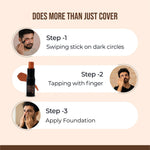 Thumbnail for YAAN MAN Transformation Stick Suitabe For All Skin Types Medium Coverage| Orange Color Corrector To Erase Natural Dark Circles | With Chia And Avocado Oil | 4.4 Gm