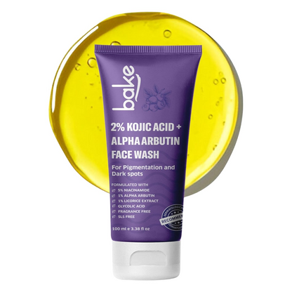Bake 2% Kojic Acid Face Wash With Alpha Arbutin - Distacart