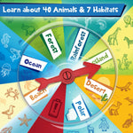 Thumbnail for Imagimake Rescue Quest–Animals & Habitats | Spin, Discover & Rescue Animals | Educational Toys |Fun Board Games for Friends & Family Night |Travel-Friendly Indoor Game |Gift for Kids Ages 5,6,7,8,9,10