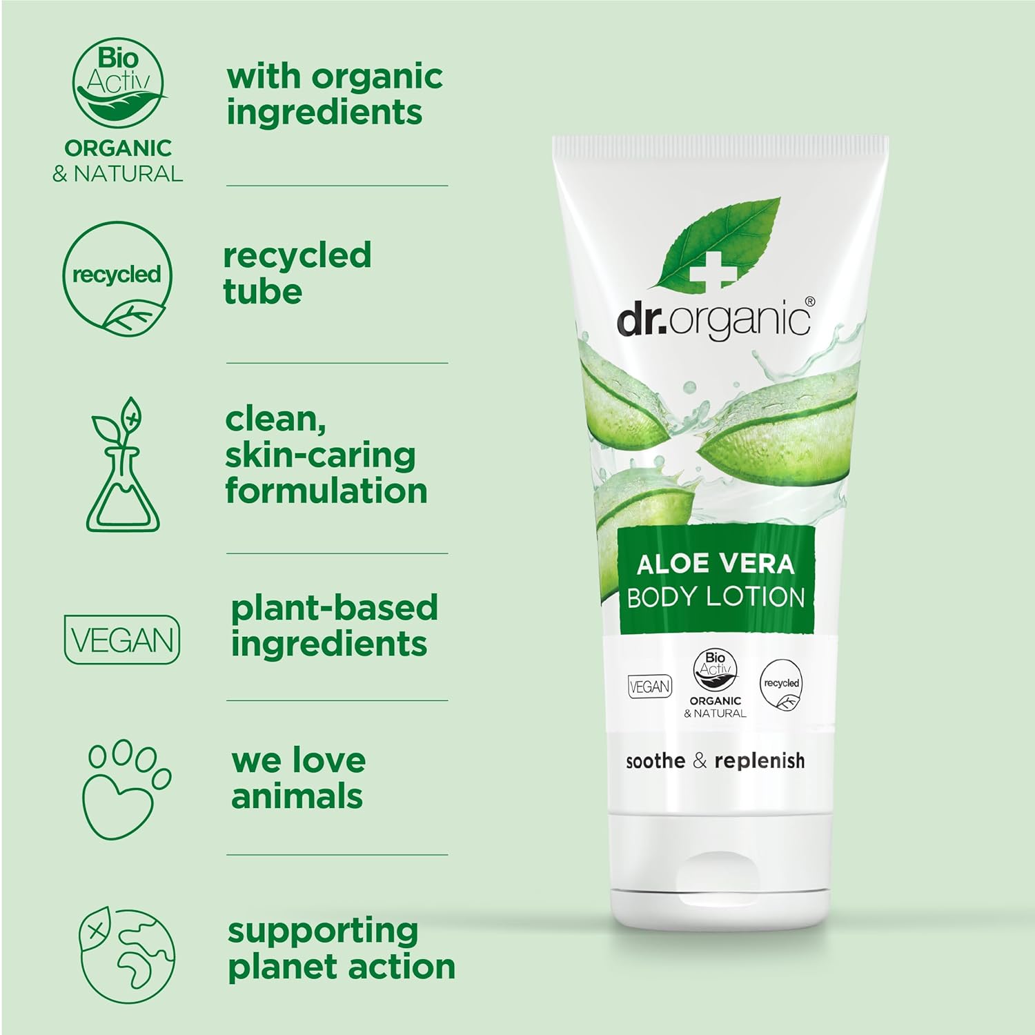 Dr.Organic Aloe Vera Skin Lotion - Distacart