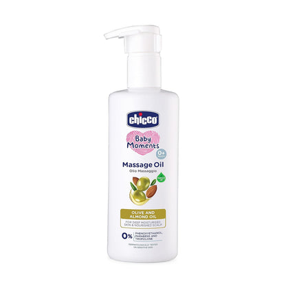 Chicco Baby Moments Massage Oil For Moisturised Skin, Nourished Hair & Scalp - Distacart