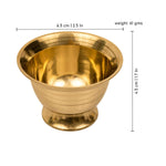 Thumbnail for Spillbox Brass Chandhan Bowl|[Weight:60G]-Padam Payala (2) ,1 L - Dista