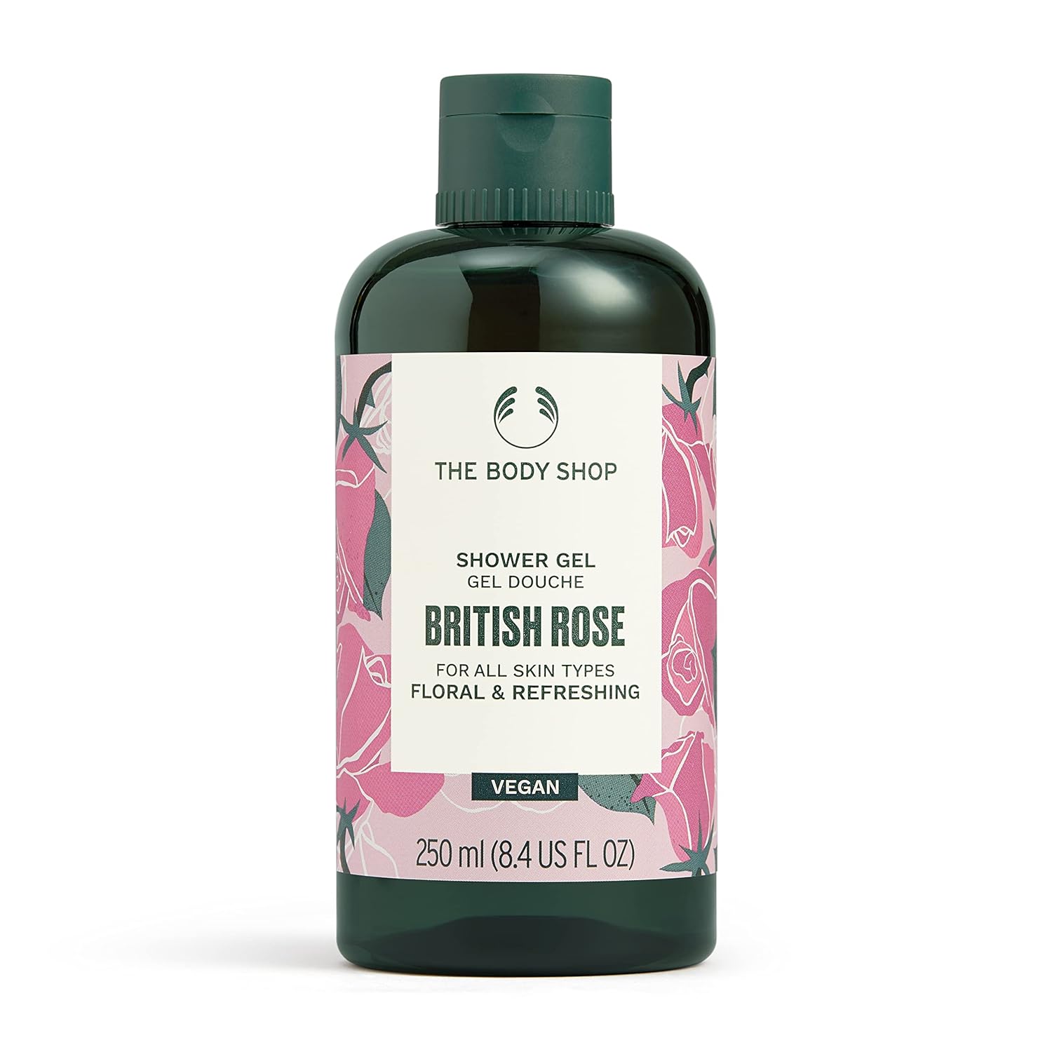 The Body Shop British Rose Shower Gel - Distacart