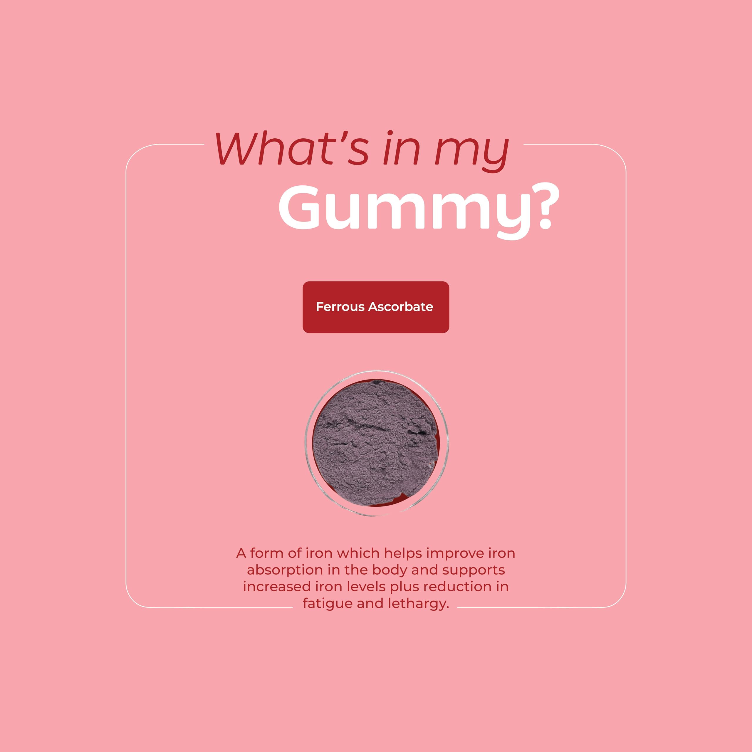 Arth Chelated Iron Gummies | 6x Higher Absorption | With Clinically Tested Ferrous Ascorbate|Haemoglobin & Energy Booster| Helps with Anaemia, Fatigue & Lethargy | Supports Hair, Skin & Nails |No Metallic Taste & Gentle On The Gut | 30 Veg Gummies