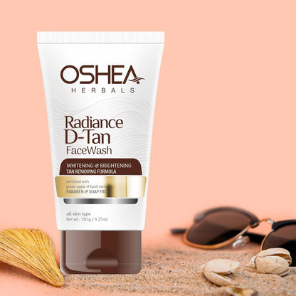 Oshea Herbals Radiance D-Tan Face Wash - Distacart
