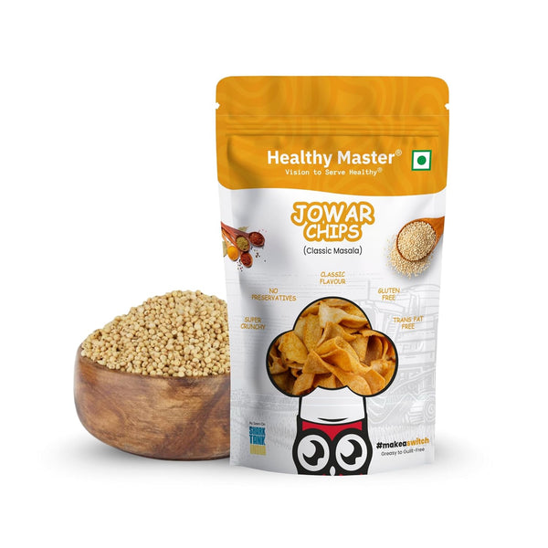 Healthy Master Light & Crispy Jowar Chips | Millet Snacks - Distacart