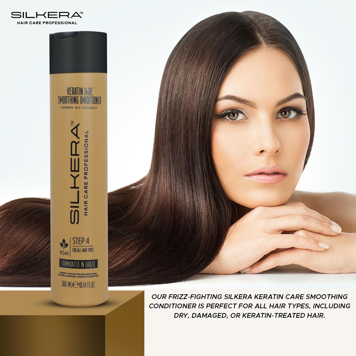 SILKERA Keratin Care Smoothing Conditioner & Shampoo Combo - Distacart