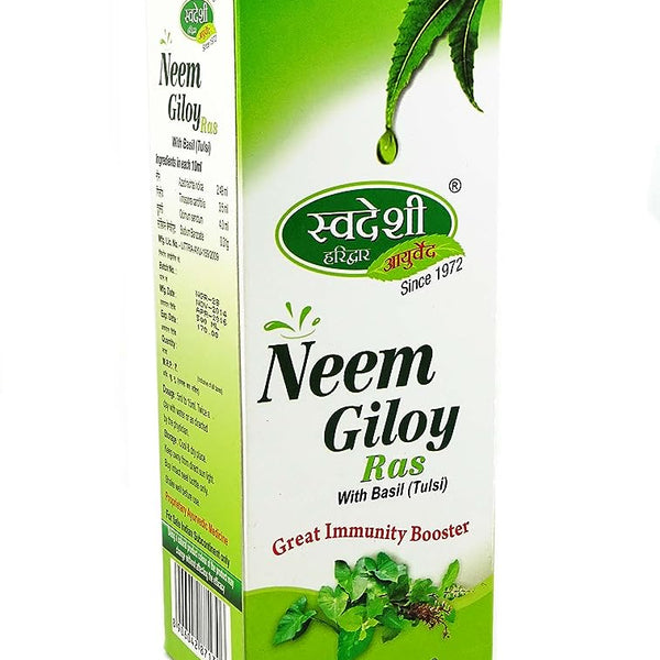 Swadeshi Amla Neem Giloy with Tulsi Juice - Distacart