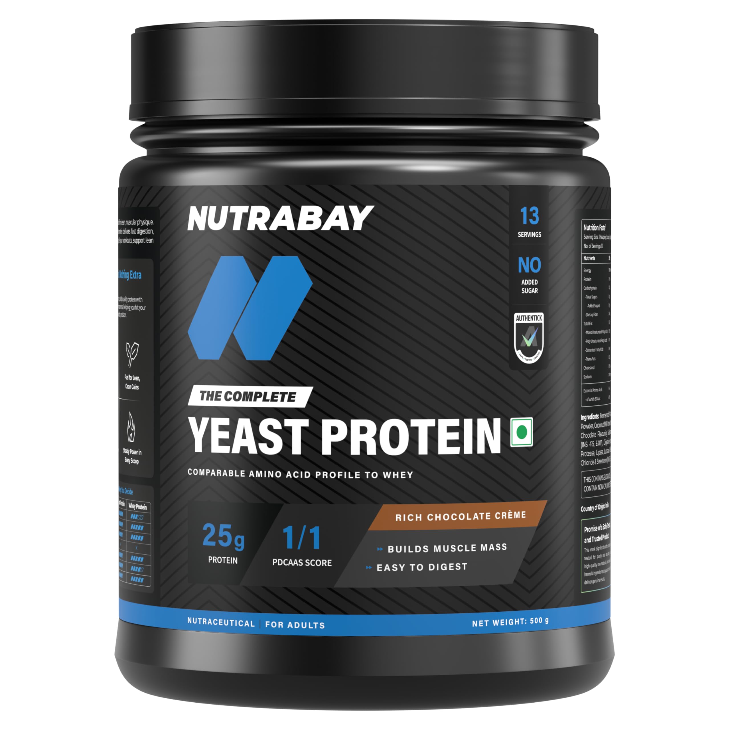 Nutrabay Yeast Protein Powder - Distacart