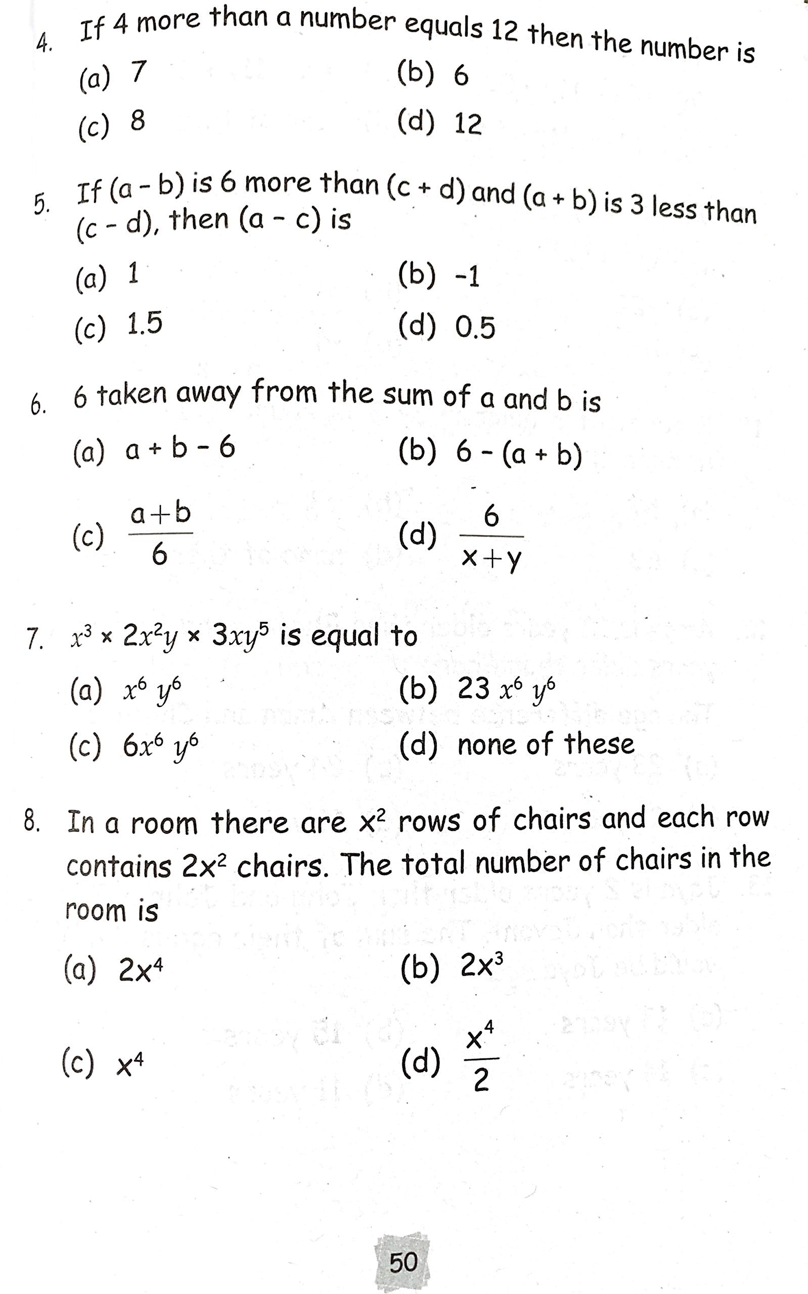 Maths Olympiad Munch-6. - Dista