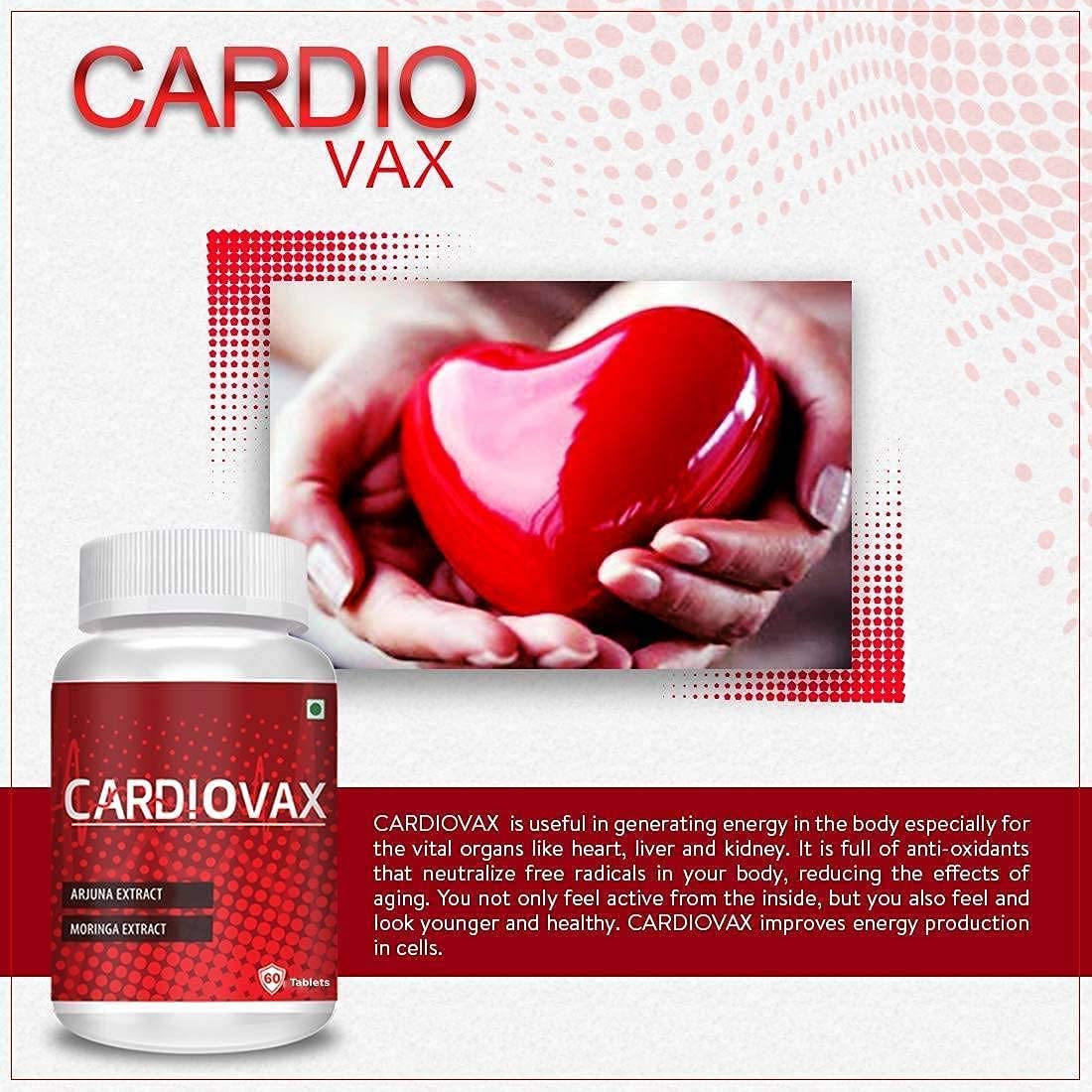 Vokin Biotech Natural Cardiovax with Arjuna Extract & Moringa Extract (60 Tablets) With Cold Pressed Flaxseed Oil | Omega 3 6 9 (90 Softgel Capsules)