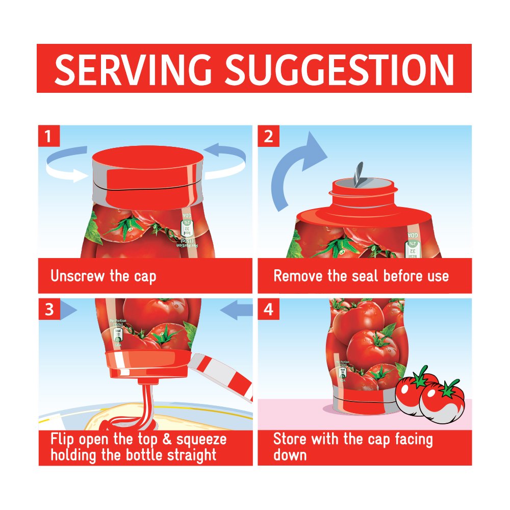 KISSAN Squeezo - fresh TOMATO KETCHUP