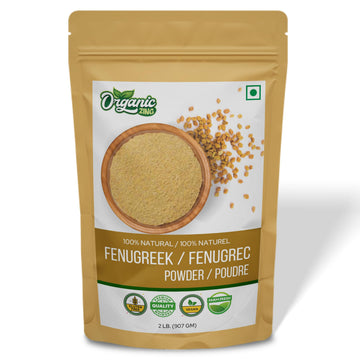 Organic Zing Fenugreek Powder Also Known As Methi Seed Powder, Trigonella Foenum-Graecum | Vegan | Preservative Free | Resealable Pack - Distacart