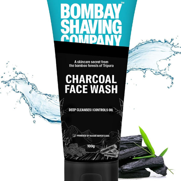 Bombay Shaving Company Charcoal Face Wash for Men Anti Pollution, Oil Control and Brightening - Distacart