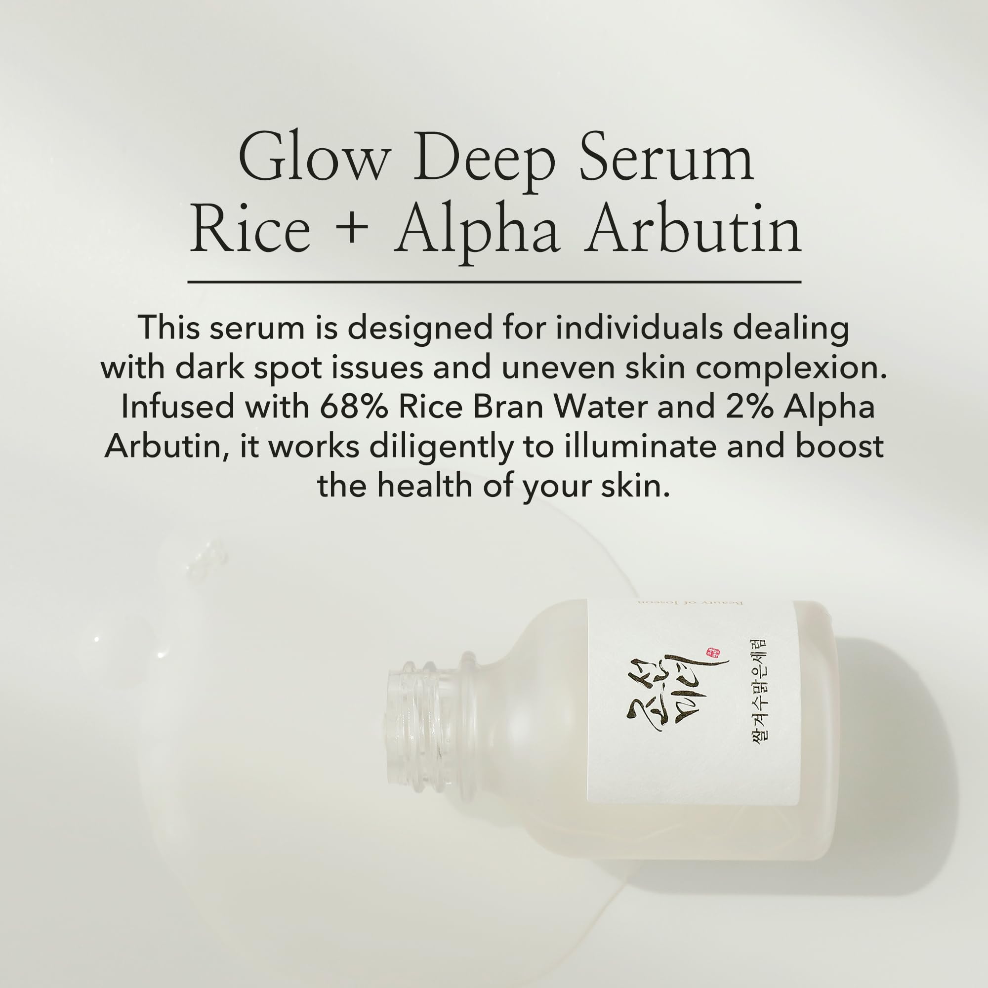 Beauty of Joseon Glow Deep Serum: Rice + Arbutin - Korean Skincare - Distacart
