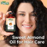 Thumbnail for Organic Zing Sweet Almond (Prunus Amygdalus) Oil | Pure & Natural Essential Oil for Skincare, Hair Care, Massage