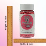 Thumbnail for rose pink sprinkles bottle for decoration bottle 100 g