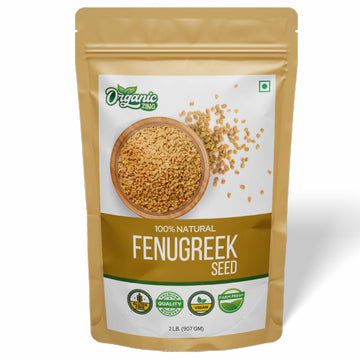 Organic Zing Fenugreek Seeds Also Known As Methi Seeds and Trigonella Foenum-Graecum |100% Pure & Natural | Vegan | Preservative Free | Resealable Pack - Distacart