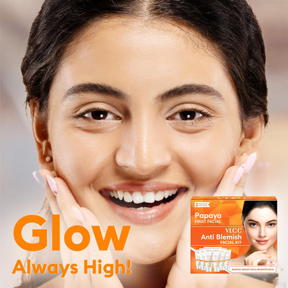 VLCC Papaya Fruit Facial Kit - Distacart