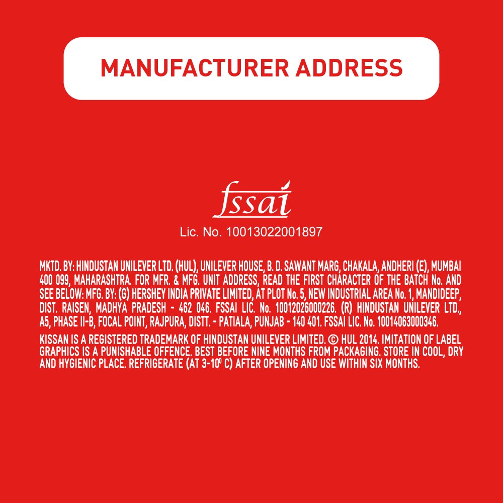 KISSAN Squeezo - fresh TOMATO KETCHUP