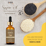 Thumbnail for Vokin Biotech Organic Sesame Pure Cold Pressed Oil For Hair, Body, Skin Care, Massage,