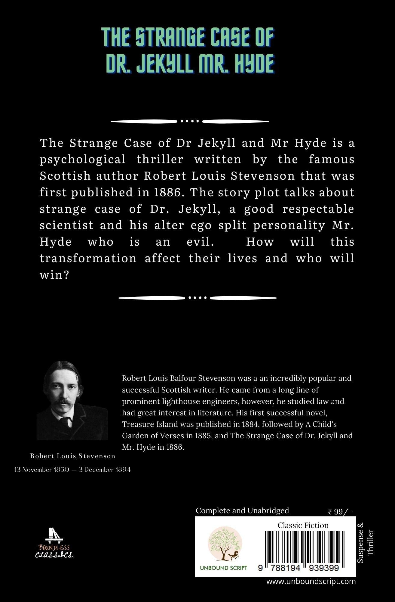 The Strange Case Of Jekyll - Robert Louis Stevenson - Dista