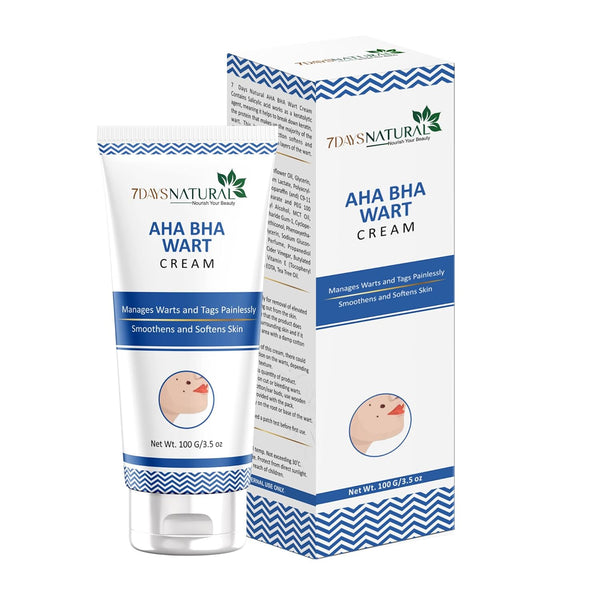 7 Days Natural Wart Remover Cream with AHA- BHA - Distacart