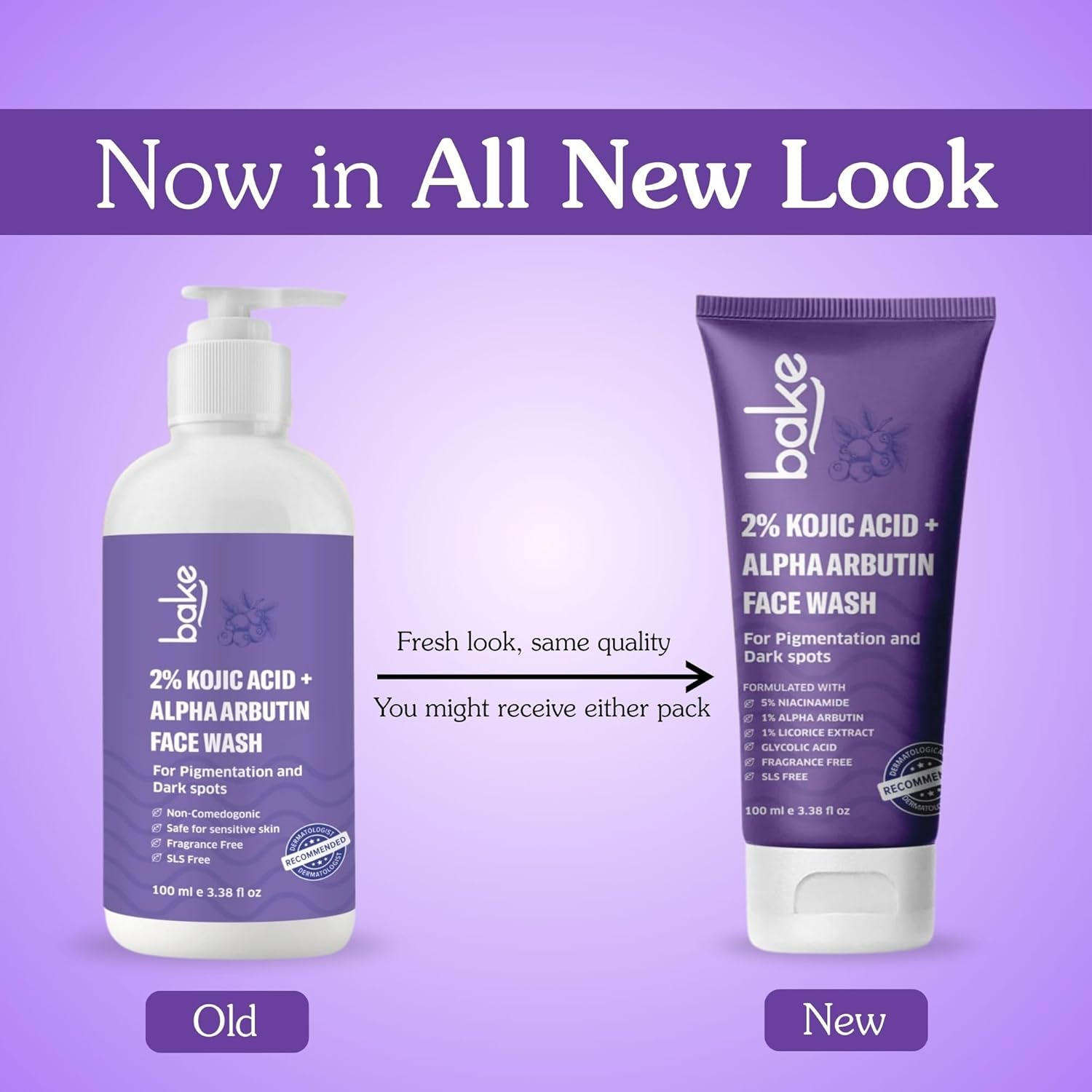 Bake 2% Kojic Acid Face Wash With Alpha Arbutin - Distacart