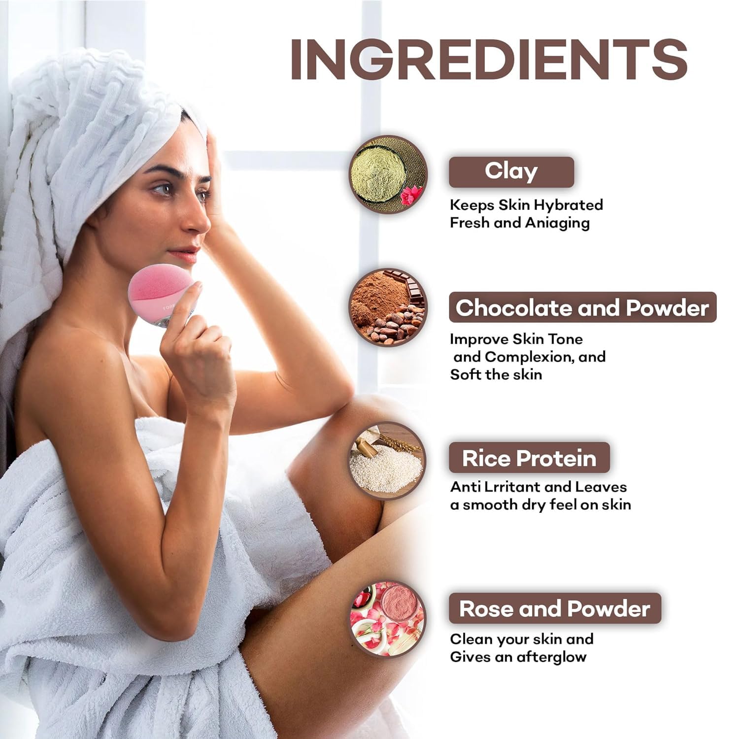 Samisha Chocolate Bikini Hair Removal Powder - Distacart