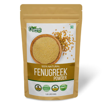Organic Fenugreek Powder Also Known As Methi Seed Powder, Trigonella Foenum-Graecum | USDA Certified | Vegan | Preservative Free | Resealable Pack - Distacart