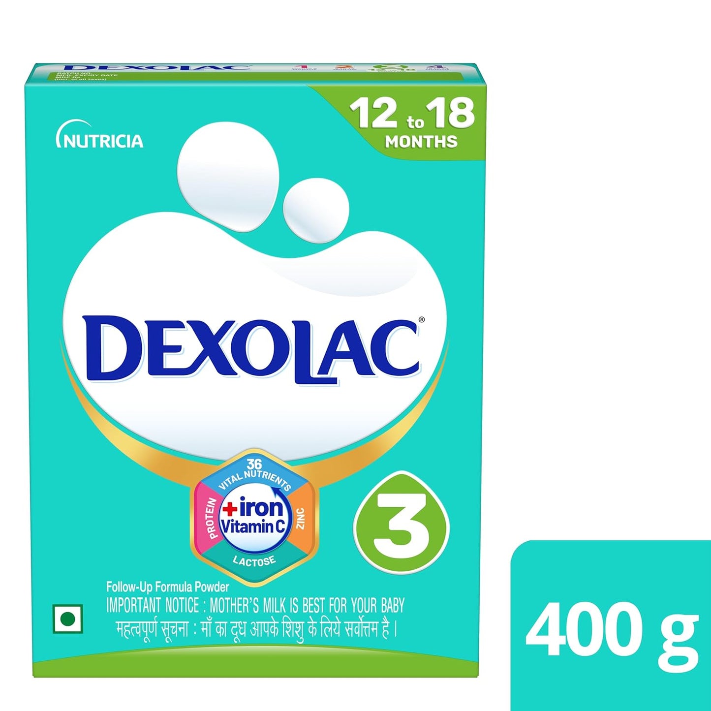 Dexolac Infant Formula Powder After 12 Months Stage 3 - Distacart
