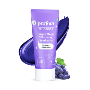 Perfora Fluoride+ Purple Magic Whitening Toothpaste - Distacart