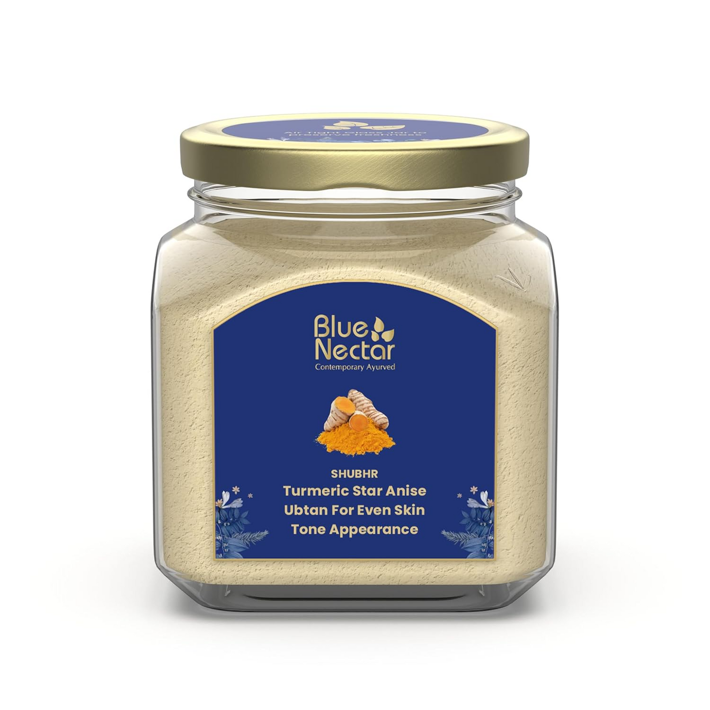 Blue Nectar Turmeric Star Anise Ubtan Face Pack - Distacart
