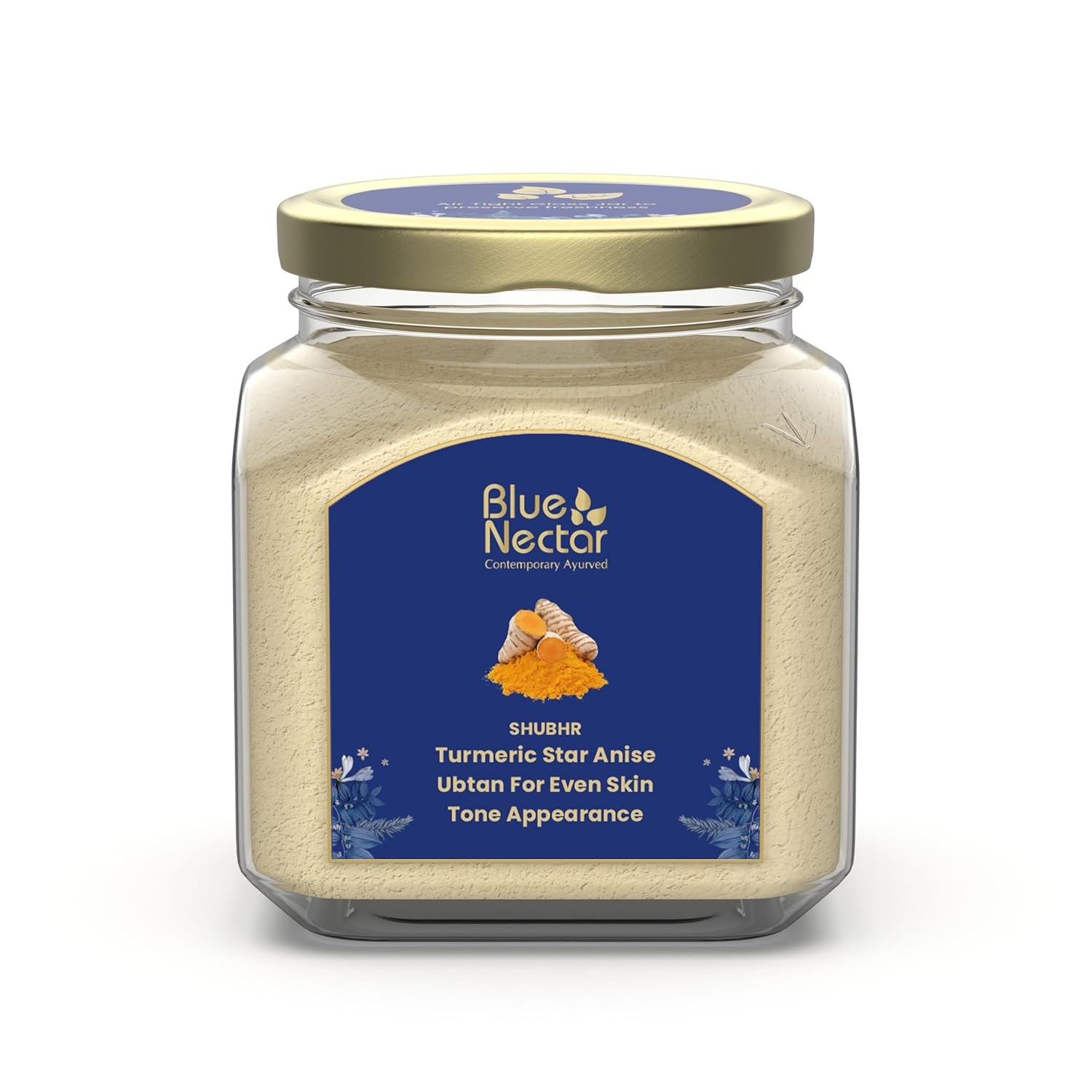 Blue Nectar Turmeric Star Anise Ubtan Face Pack - Distacart