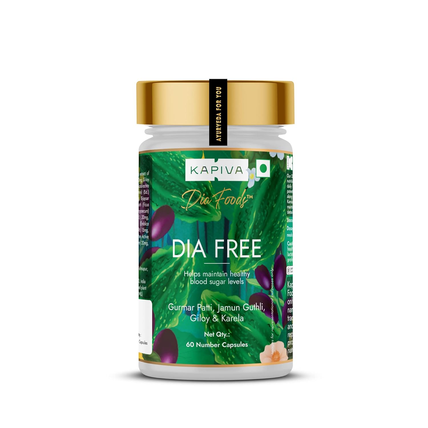 Kapiva Ayurveda Dia Free Capsules - Distacart