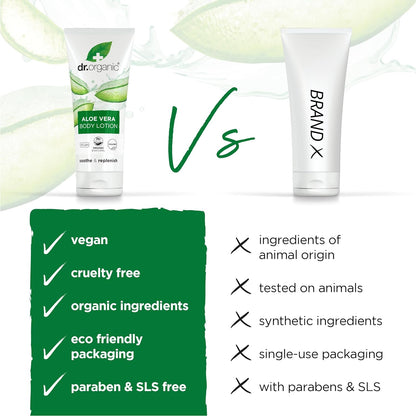 Dr.Organic Aloe Vera Skin Lotion - Distacart