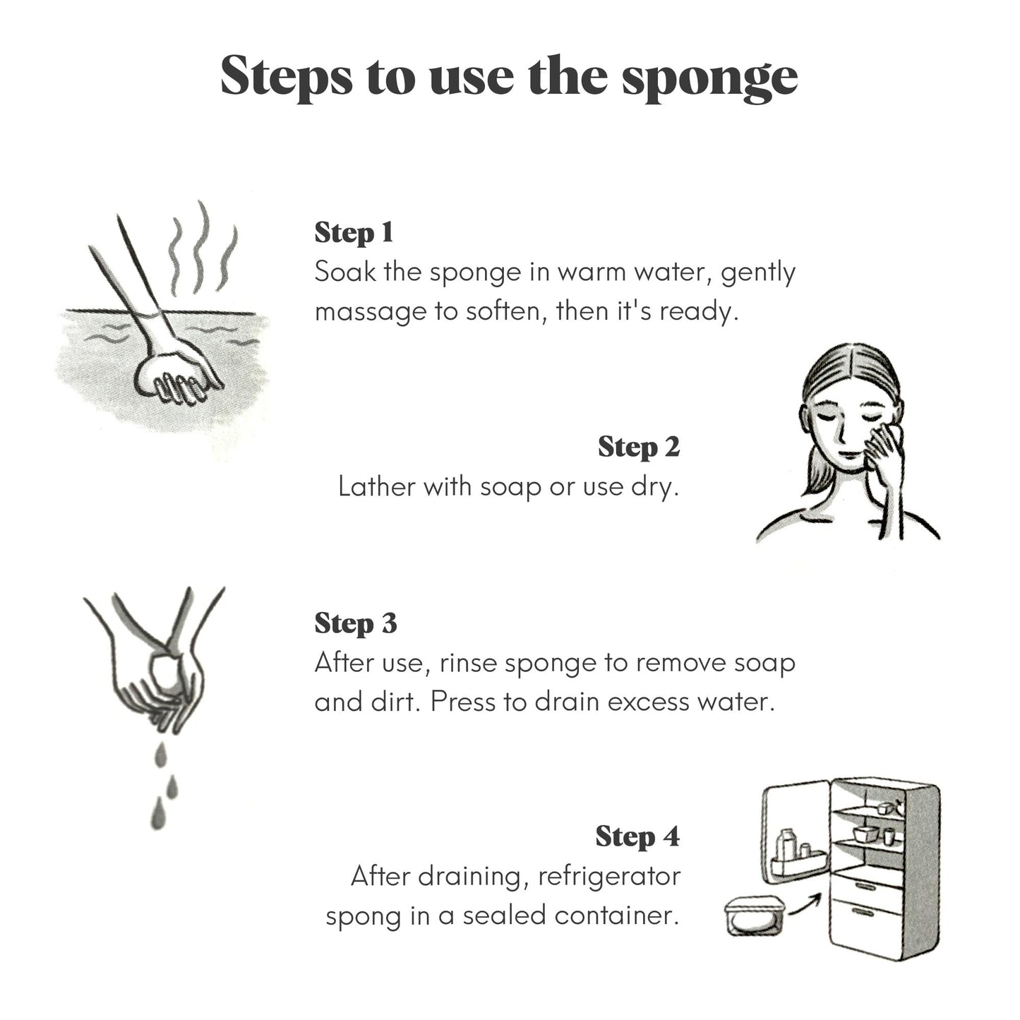 ILEM JAPAN Natural Konjac Body Sponge - Soft White Sponge for All Skin, Exfoliating, Gentle Japanese Skincare Tool for Bath & Shower | For Men & Women | Help Reduction of Fine lines & Wrinkles